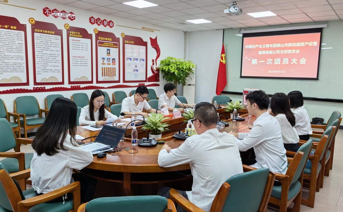 團心匯聚 青春接力&mdash;&mdash;中國共產(chǎn)主義青年團佛山市新創(chuàng)盛資產(chǎn)經(jīng)營管理有限公司支部委員會第一次團員大會順利召開